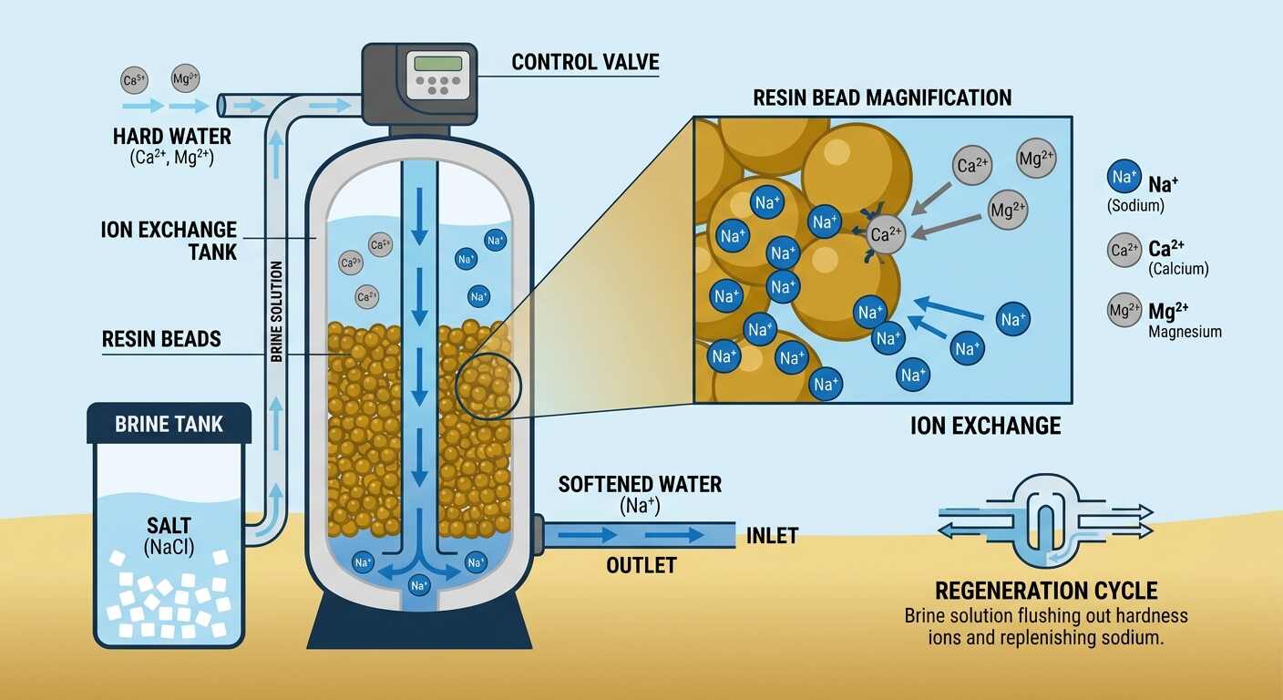 How a Water Softener Works